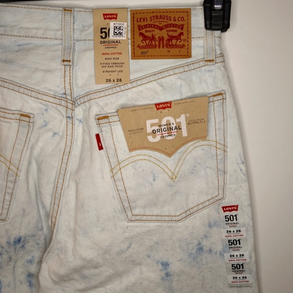 Levi's Denim - Levi's 501 Original Cropped NWT